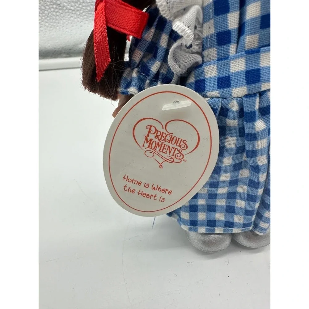 Precious Moments Wizard of Oz Dorothy Doll 2198 Gingham Dress Toto Basket 8